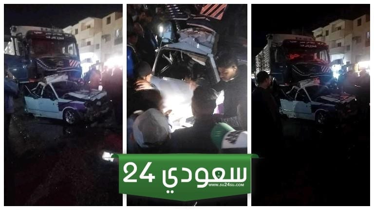 وزيرة التضامن تتابع حادث تصادم تريلا بسيارات في قنا