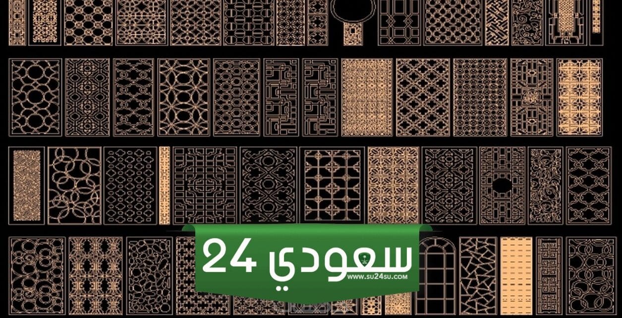 انواع الزوايا في الإطارات الزخرفية