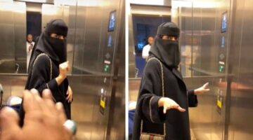 سعودية رفضت دخول رجل المصعد معها ولكنه اصر على الدخول.. وما حدث بينهما بالمصعد مفاجأة !!