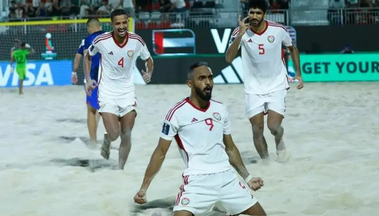مشاهدو مباراة الإمارات وإيطاليا بث مباشر في كأس العالم الشاطئي