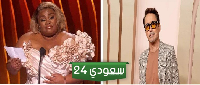 روبرت داوني جونيور ودافين جوي راندولف أفضل ممثلين مساعدين في حفل ساغ