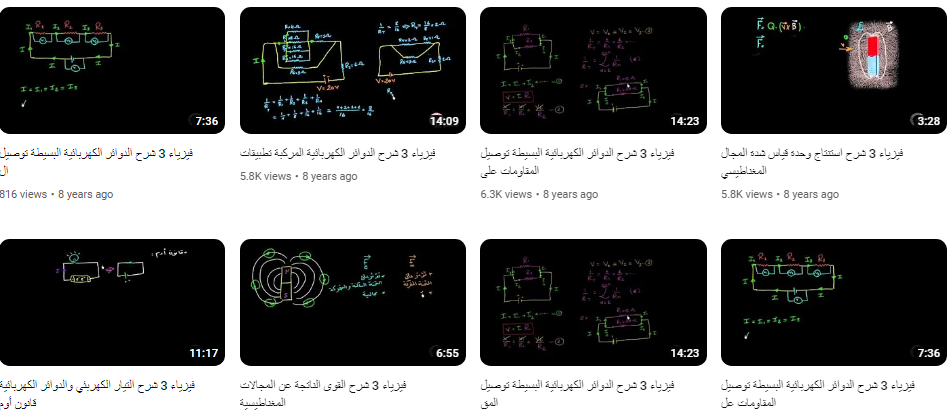 قناة مناهج الفيزياء السعودية