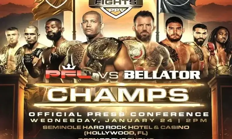 مشاهدة بث مباشر مباراة الملاكمة الأبطال ضد الأبطال PFL ضد Bellator