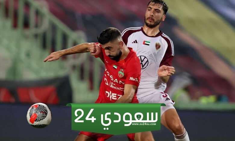 شاهد بث مباشر مباراة شباب الأهلي والوحدة في الدوري الإماراتي