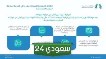 شروط لترقية الموظف مرتبتين