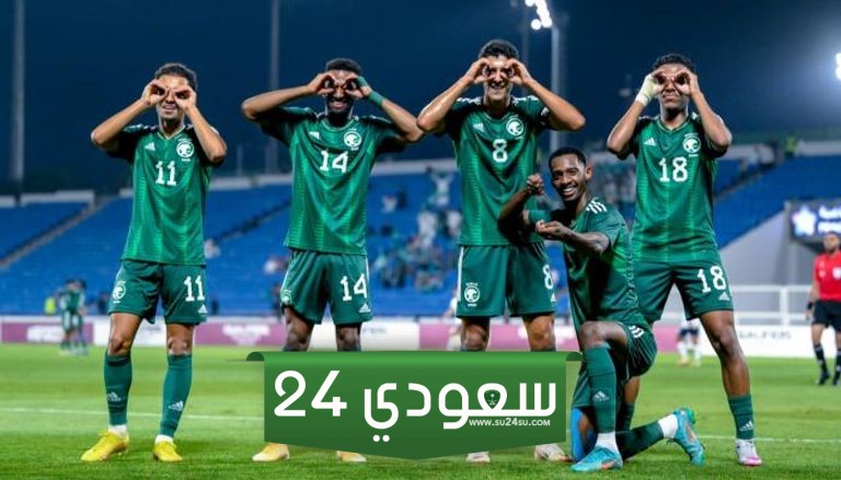 مباراة السعودية والأردن الأولمبي