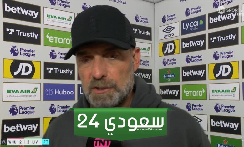 أول تعليق من يورجن كلوب على المشادة مع محمد صلاح خلال مباراة وست هام