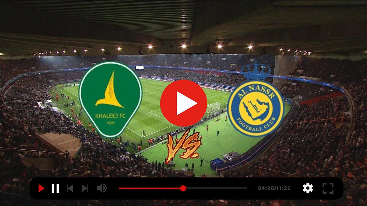البث المباشر النصر ضد الخليج الدوري السعودي