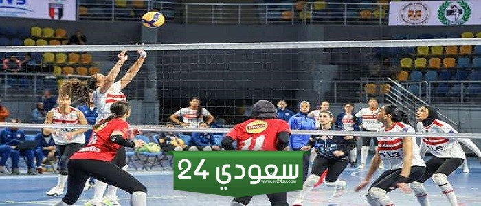 سيدات الأهلي يتوجن بدوري الكرة الطائرة على حساب الزمالك