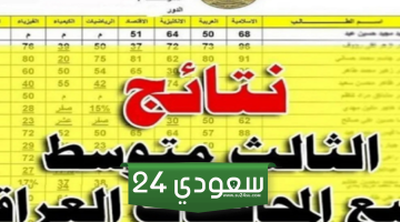 رابط نتائج الثالث متوسط 2024 الدور الاول results.mlazemna موقع نتائجنا الوزاري