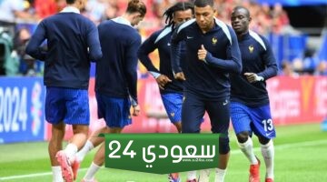 التشكيل الرسمي لمباراة فرنسا وبلجيكا بثمن نهائي يورو 2024