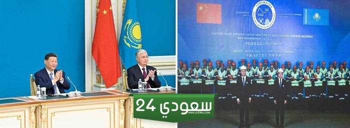 الصين وكازاخستان تطلقان مشاريع اتصال جديدة لتعزيز التعاون الثنائى والإقليمى