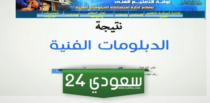 رابط نتيجة الدبلومات الفنية 2024 عبر بوابة التعليم الفني fany.emis.gov.eg اونلاين