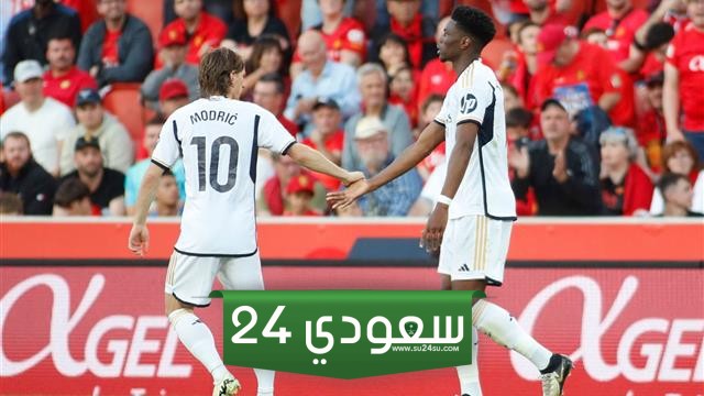 رجل مباراة ريال مدريد وريال مايوركا في الدوري الإسباني