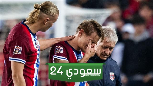 أرتيتا لن يشكرني.. مدرب النرويج يثير القلق حول إصابة أوديجارد