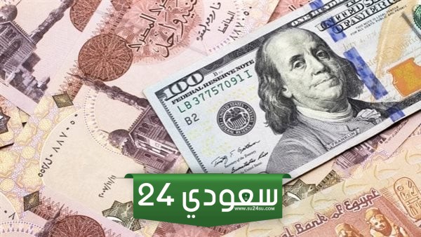 سعر الدولار مقابل الجنيه المصري