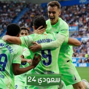رجل مباراة برشلونة وألافيس في الدوري الإسباني