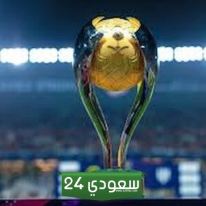 هل كاس السوبر السعودي بطوله رسميه