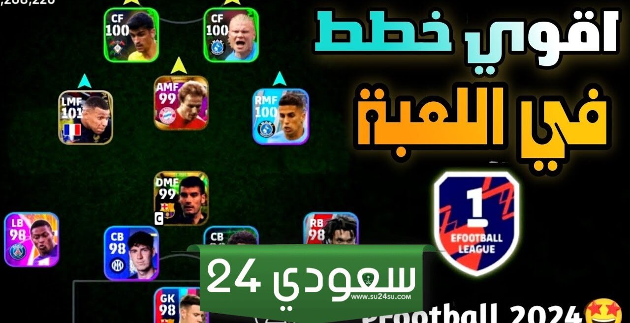 أفضل التشكيلات في eFootball 2024