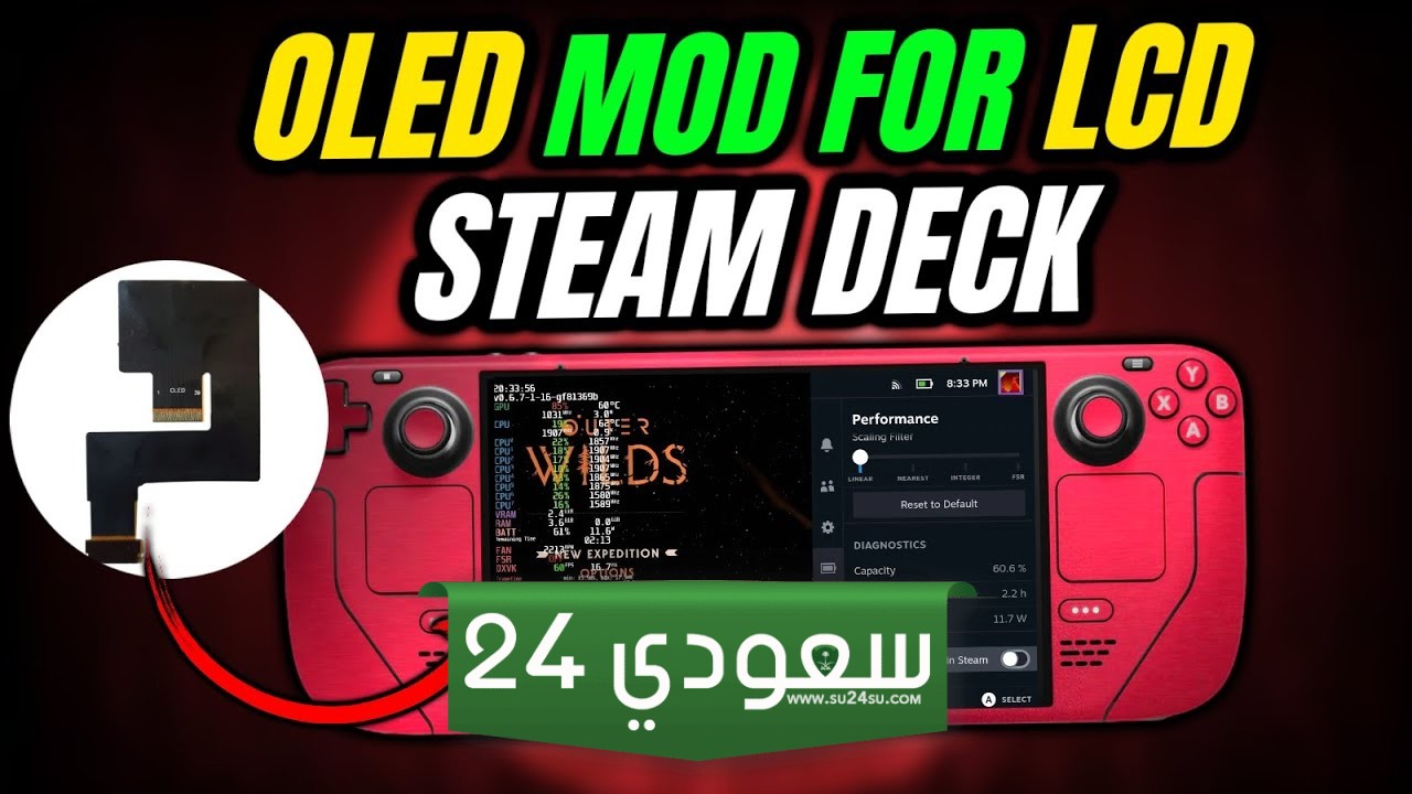 نسخة باللون الأبيض لجهاز Steam Deck OLED